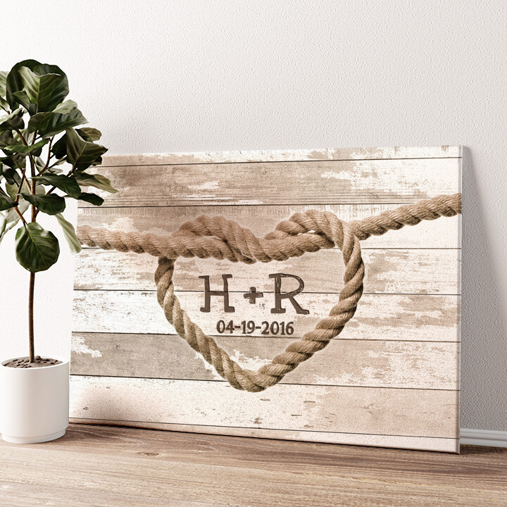 Personalized canvas print Knot Of Eternity