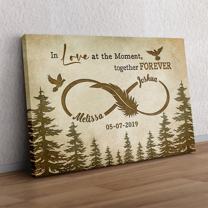 Personalized gift Lovebirds