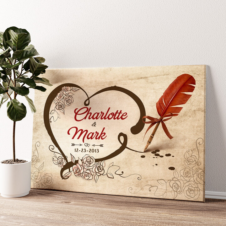 Sealed Love Personalized mural
