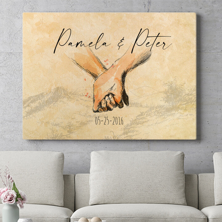Personalized gift Hand In Hand