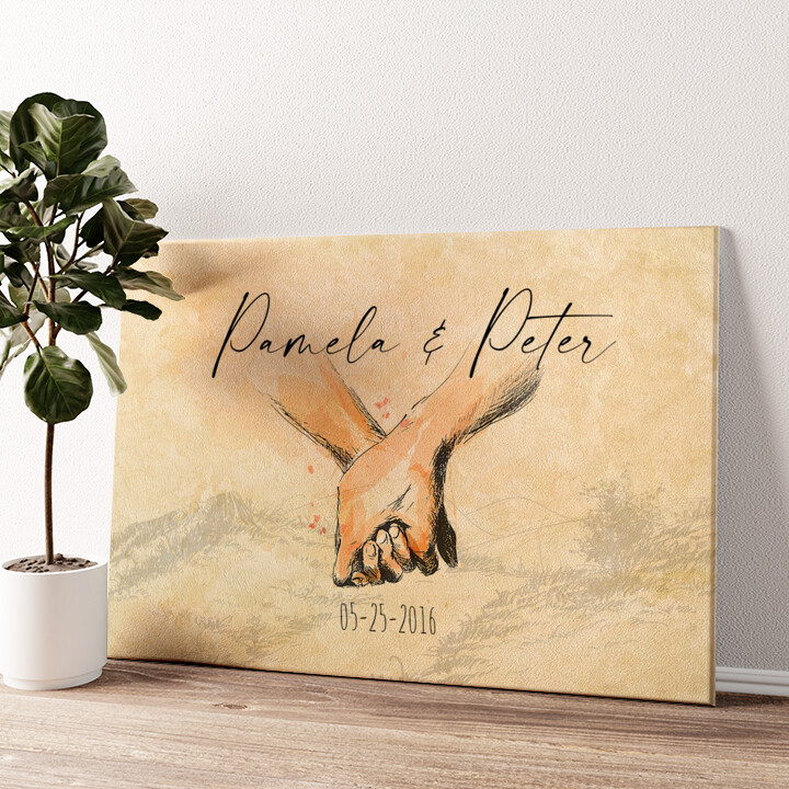 Hand In Hand Personalized mural