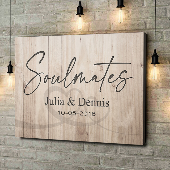 Personalized canvas print Soulmate