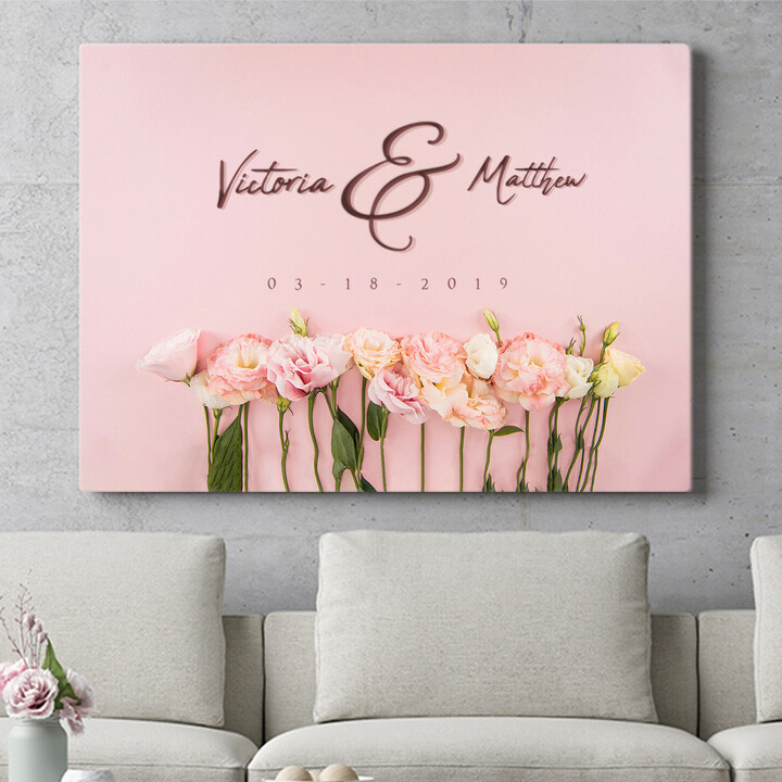Personalized mural Flowers