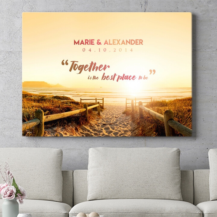 Personalized gift Beach