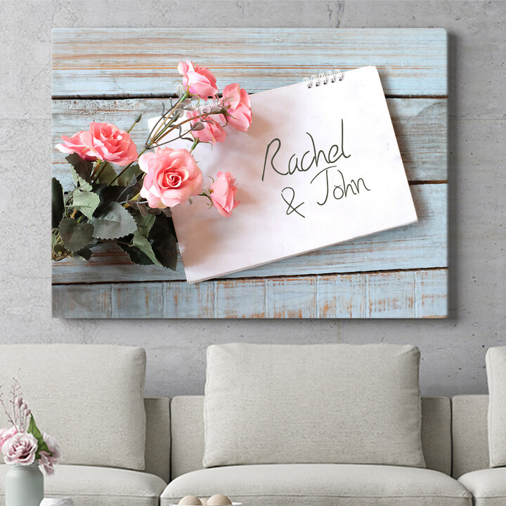 Personalized mural Love Letter
