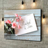 Personalized canvas print Love Letter