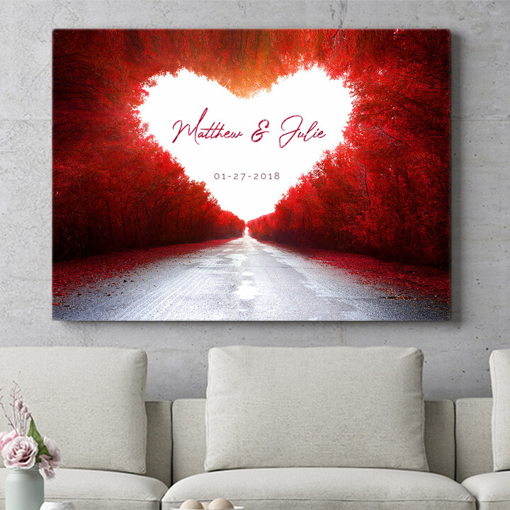 Personalized gift Love Road