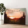 Sunset Personalized mural