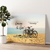 Personalized canvas print Cycling Moments