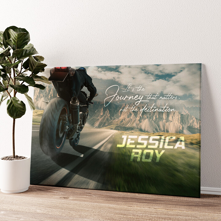 Personalized canvas print Fast Love