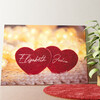 Personalized mural Couple Hearts