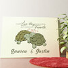 Personalized mural Turtle Love