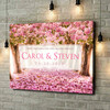Personalized canvas print Rose Tunnel