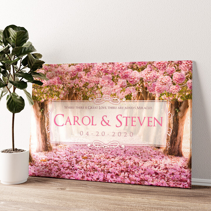 Rose Tunnel Personalized mural