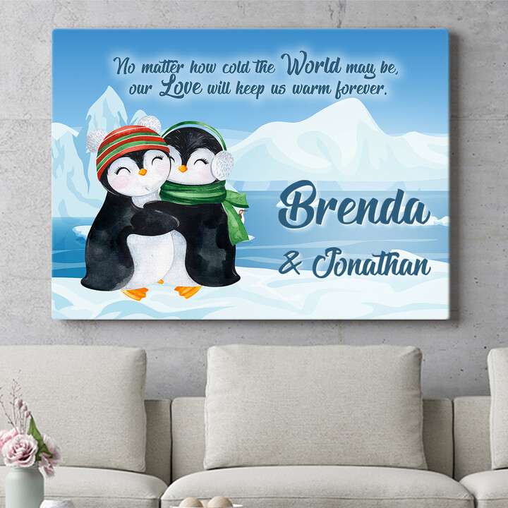 Personalized gift Penguins