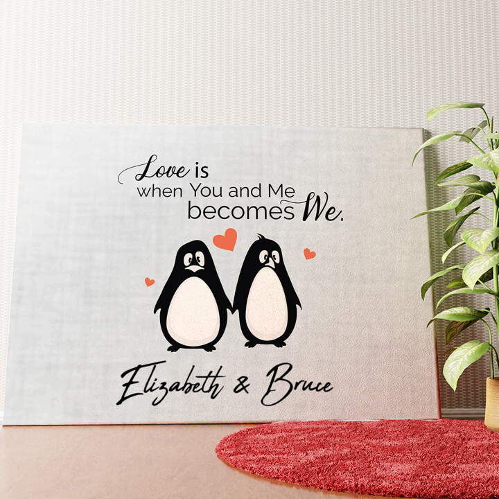 Personalized mural Set Of Penguins