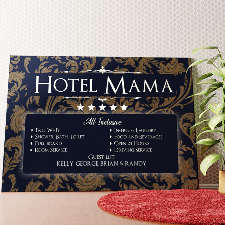 Personalized mural Hotel Mama