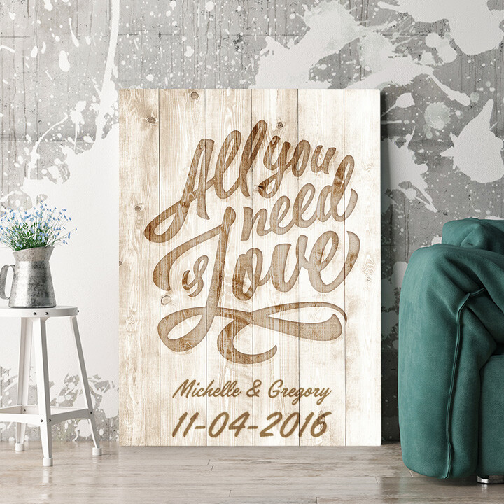 Personalized mural Love Is All You Need