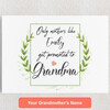 Personalized Canvas Mother Becomes A Grandmother