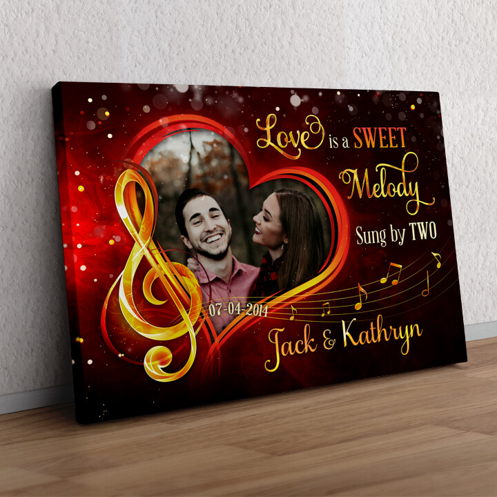 Personalized gift The Melody Of Love