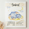 Personalized canvas print Canvas For Birth Elephant Dreams