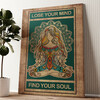 Personalized canvas print Lose Your Mind