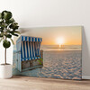 Personalized canvas print Sylter Beach