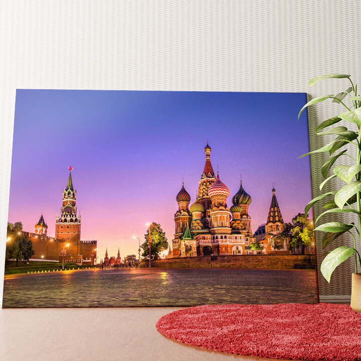 St. Basil Cathedral Moscow Personalized mural