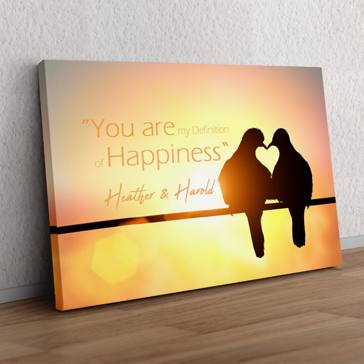 Personalized gift Love Birds