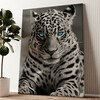 Personalized canvas print Leopard