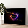 Burning Hearts Personalized mural