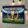 Personalized canvas print The Best Father