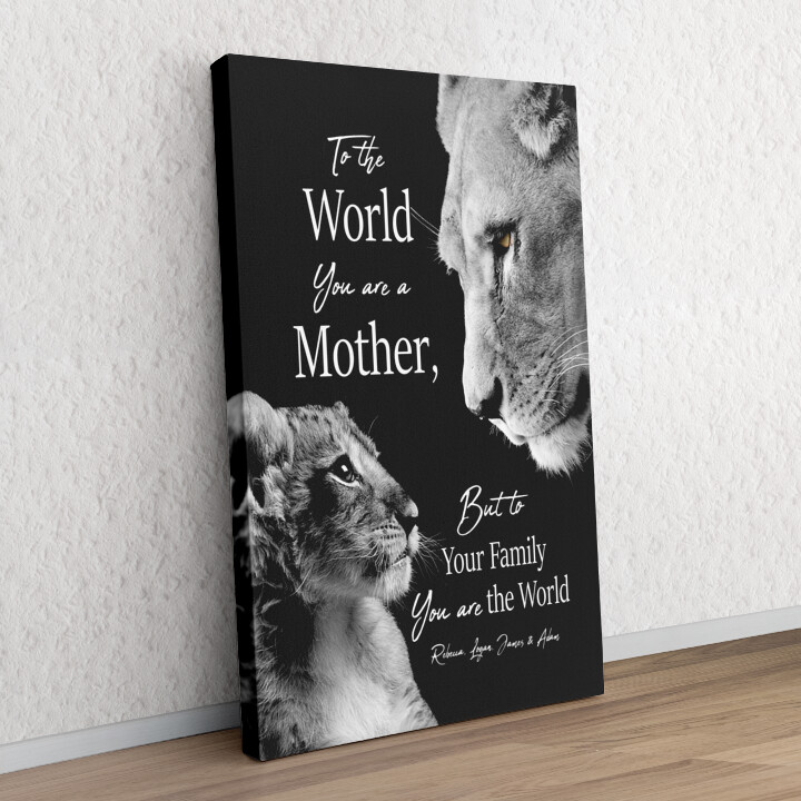 Personalized gift Lion Mother