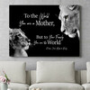 Personalized gift Lion Mother (landscape Format)