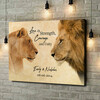 Personalized canvas print King & Queen