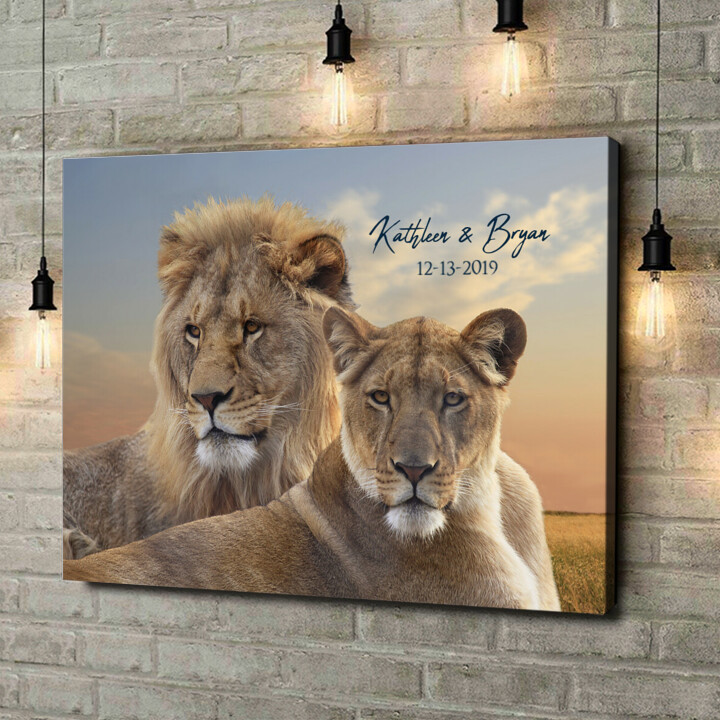 Personalized canvas print Everlasting Alliance