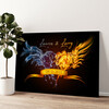 Personalized canvas print Elements Of Love