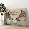 Wolf Love Personalized mural