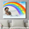 Personalized mural Rainbow Love