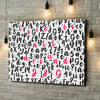 Personalized canvas print Love Is Everywhere