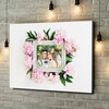 Personalized canvas print Background: Flower Decorations