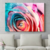 Personalized mural Rainbow Rose