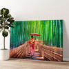 Personalized canvas print Bamboo Grove