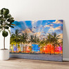 Personalized canvas print Coast Of Miami