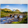 Personalized Canvas Natural Stone Bridge In Scotland