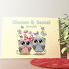 Personalized mural Love Owls