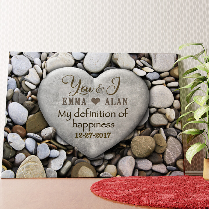 Definition Of Happiness Personalized mural