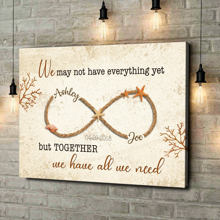 Personalized canvas print You are everything