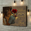 Personalized canvas print Whispers of Love