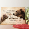 Personalized mural Bear Father